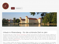 Screenshot des Blogs Urlaub in Rheinsberg