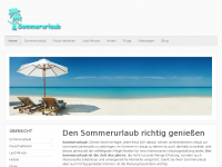 Screenshot des Blogs Sommerurlaub