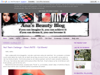 Screenshot des Blogs Ana’s Beauty Blog
