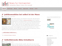 Screenshot des Blogs News für Heimwerker