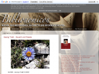 Screenshot des Blogs Biblionomicon