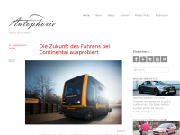 Screenshot des Blogs Autophorie