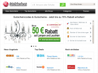 Screenshot des Blogs Gutscheincode.org