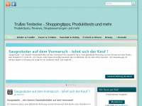 Screenshot des Blogs Trulla´s Testecke