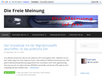Screenshot des Blogs Die Freie Meinung