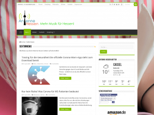 Screenshot des Blogs Das Antenne Hessen Magazin