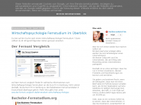 Screenshot des Blogs M.Sc. Wirtschaftspsychologie