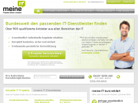 Screenshot des Blogs meine-IT