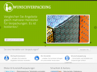 Screenshot des Blogs Wunschverpackung