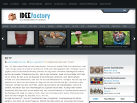 Screenshot des Blogs IDEEfactory