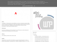 Screenshot des Blogs Das Drucklexikon – wissenswertes zum Thema Werbedruck