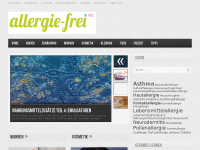 Screenshot des Blogs allergie-frei.info