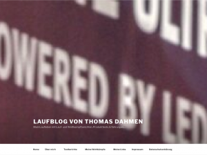 Screenshot des Blogs Läufer-Blog.de von Thomas Dahmen