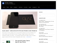 Screenshot des Blogs iPhone Journal