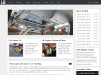 Screenshot des Blogs LB-Projects