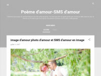Screenshot des Blogs Poèmes d’amour – phrase d’amour et belles citations