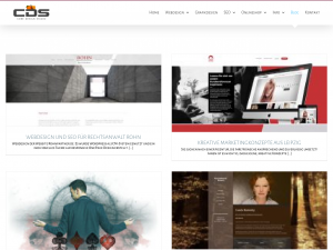 Screenshot des Blogs Core Design Studio