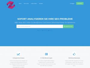 Screenshot des Blogs SEO Blog aus Luzern