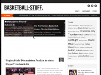 Screenshot des Blogs BASKETBALL-STUFF