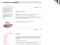 Screenshot des Blogs kleinstbuden-mechanic