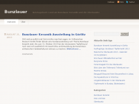 Screenshot des Blogs Bunzlauer Weblog