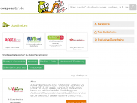Screenshot des Blogs apotheken-rabatt.de