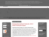 Screenshot des Blogs Gratis Gutscheine