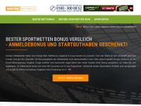Screenshot des Blogs Bester-Wettbonus.com