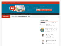 Screenshot des Blogs SMS-Alternative
