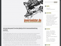 Screenshot des Blogs Die wunderbare Welt des Jevermeisters