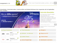 Screenshot des Blogs Couponster.de