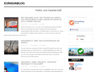 Screenshot des Blogs Eurasiablog