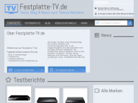 Screenshot des Blogs FestplatteTV.de – Heimkino Blog