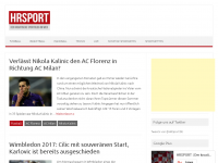Screenshot des Blogs HRSPORT