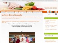 Screenshot des Blogs Leckere Koch Rezepte zum selber kochen und backen
