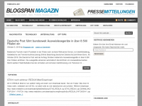 Screenshot des Blogs BLOGSPAN.NET » Web Live