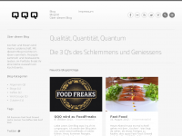 Screenshot des Blogs QQQ – Qualität – Quantität – Quantum