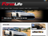Screenshot des Blogs ForzaLife – Forza Motorsport Magazin
