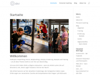 Screenshot des Blogs Fitness-Junkie