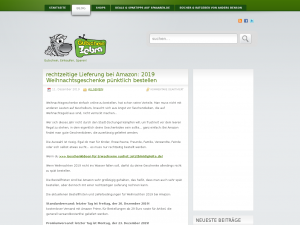 Screenshot des Blogs GutscheinZebra.de