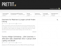 Screenshot des Blogs Prettit.de