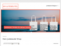 Screenshot des Blogs Der Jutebeutel Shop