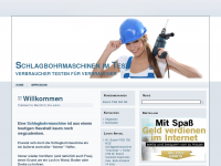 Screenshot des Blogs Schlagbohrmaschinen im Test
