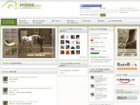 Screenshot des Blogs PFERDEwkw Blog-Magazin
