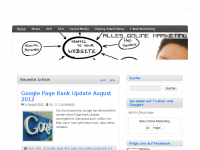 Screenshot des Blogs Alles Online Marketing