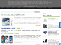 Screenshot des Blogs Apps-android