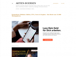 Screenshot des Blogs aktien-boersen