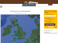 Screenshot des Blogs Traveldog.at