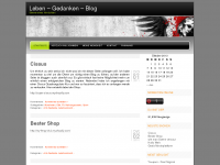 Screenshot des Blogs Leben – Gedanken – Blog