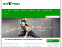 Screenshot des Blogs Ihr Fenster zum Sport
